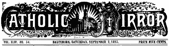 Catholic Mirror September 2, 1893